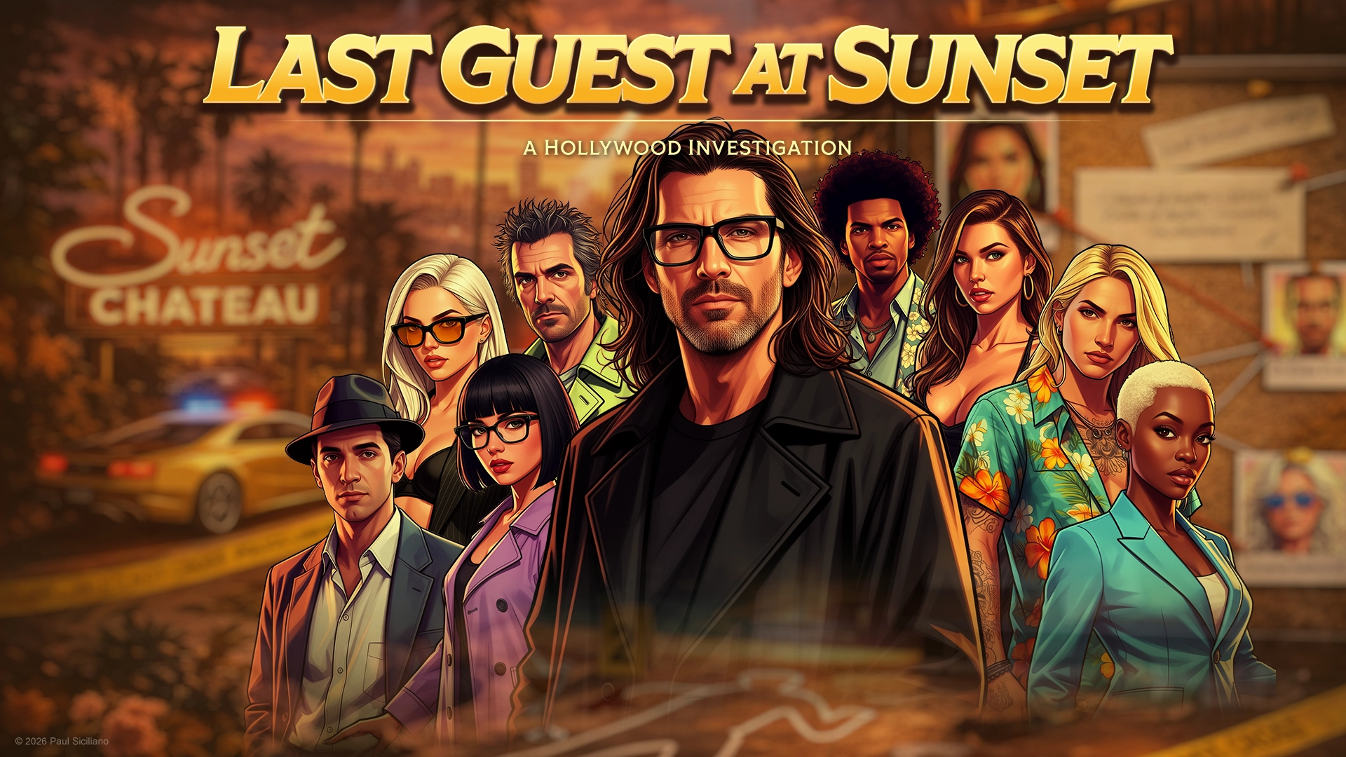 Last Guest at Sunset mystery game preview